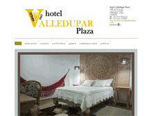 Tablet Screenshot of hotelvalleduparplaza.com